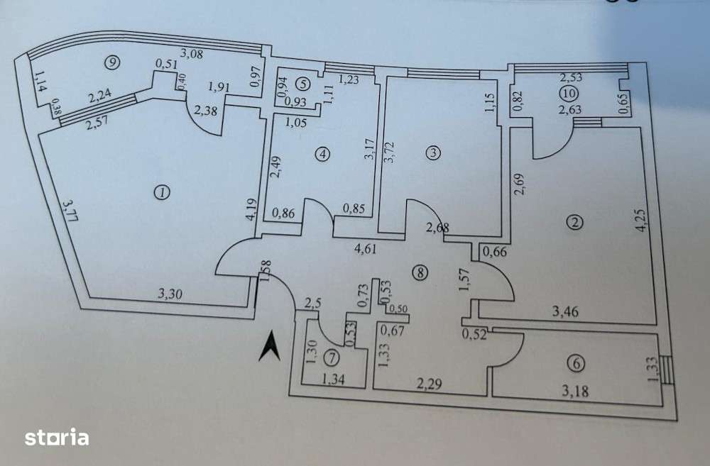Apartament spatios aproape de Scoala Generala nr 10-7