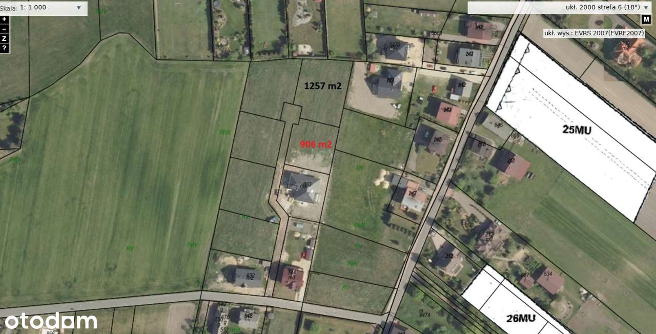 Niezabudowana działka z warunkami zabudowy blisko lasu-0