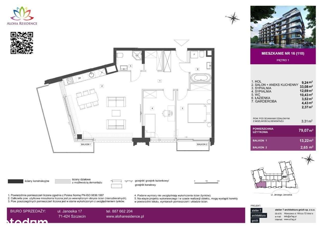 Aloha Residence | nowe mieszkanie nr 110 - Pełny obrazek: 2/12