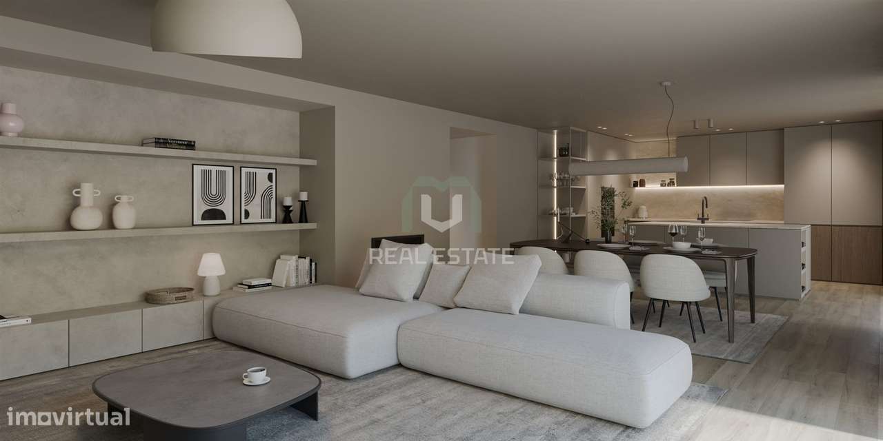 Apartamento T1+1 em Condomínio Fechado com Piscina no rooftop| Ramalde-6