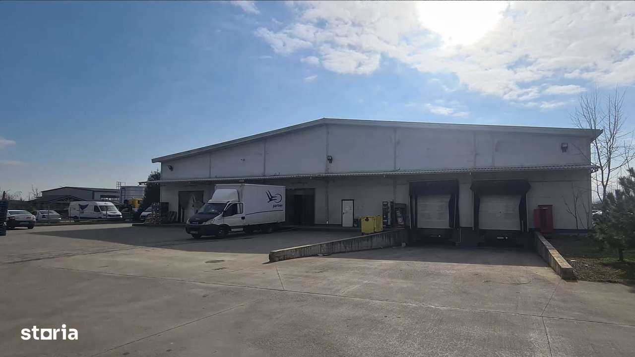 Hala 2200 mp cu rafturi Rudeni Chitila, acces TIR din Centura - Imagine principală: 3/7