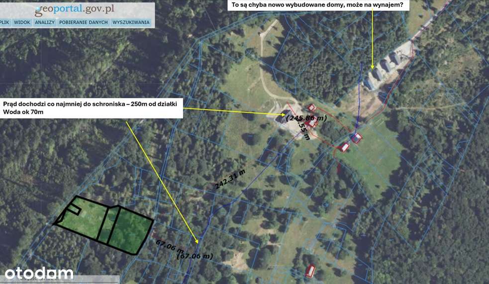 Zawoja - szczyt Opaczne, działka przy punkcie widokowym - Pełny obrazek: 5/9