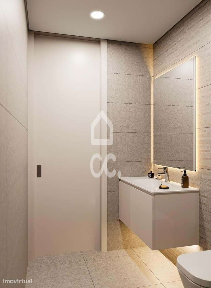 Moradia T4 nova, com jardim e terraço, em condomínio privativo com pis-36