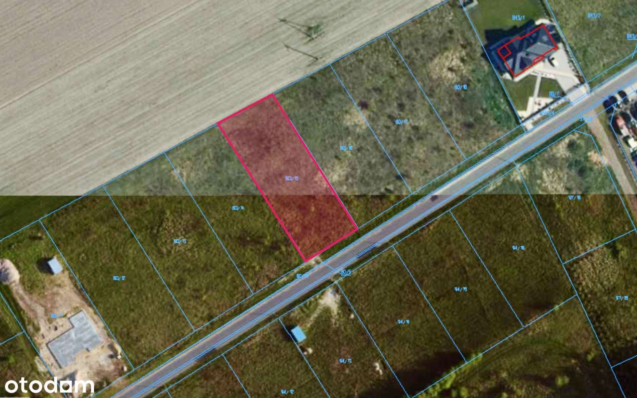| Działka Budowlana | 1270m2 | Media | Cisza | MPZP |-2