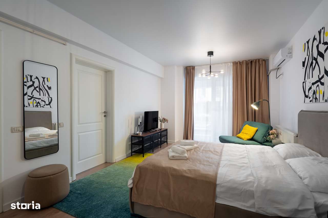 Garsoniera | Zona Carol | Mobilat | Posibilitate regim hotelier - Imagine principală: 4/15
