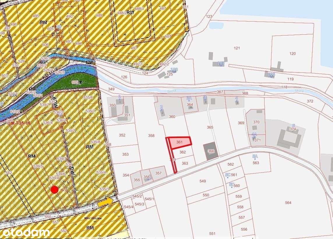 Niedźwiedzice działka budowlana - Pełny obrazek: 4/5