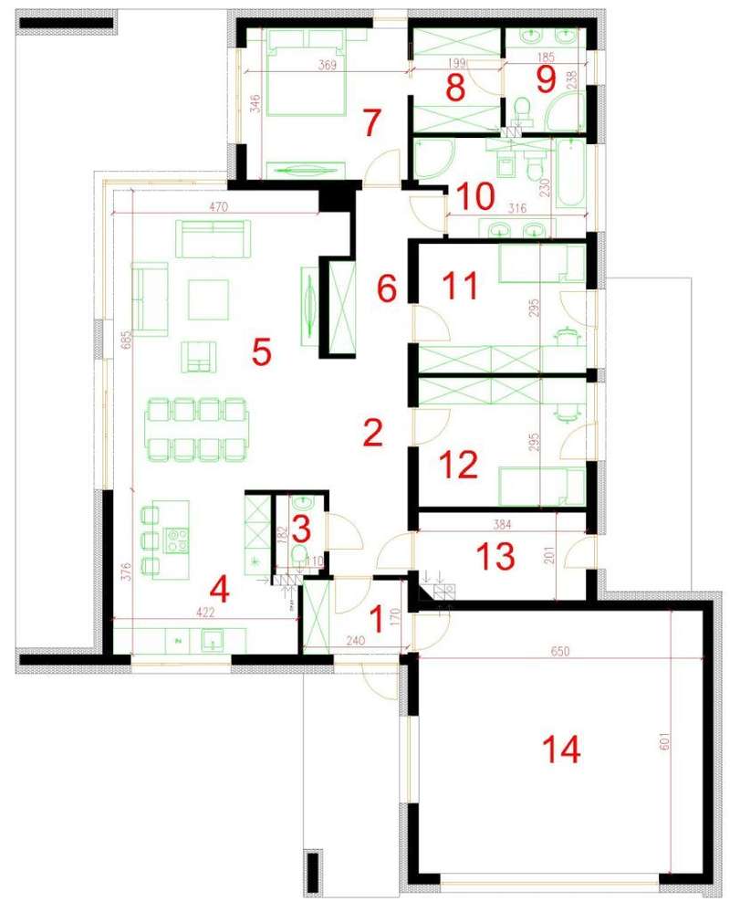 Piękny nowoczesny dom z płaskim dachem!!! II ETAP-13