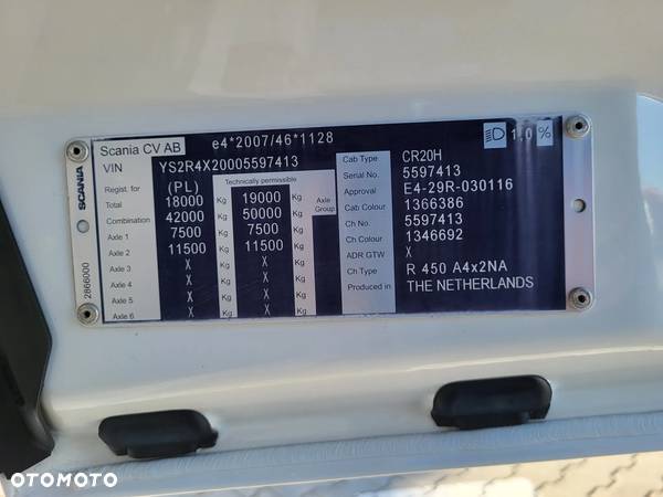 Scania R450A4X2NA STANDARD EURO 6 RETARDER - 11