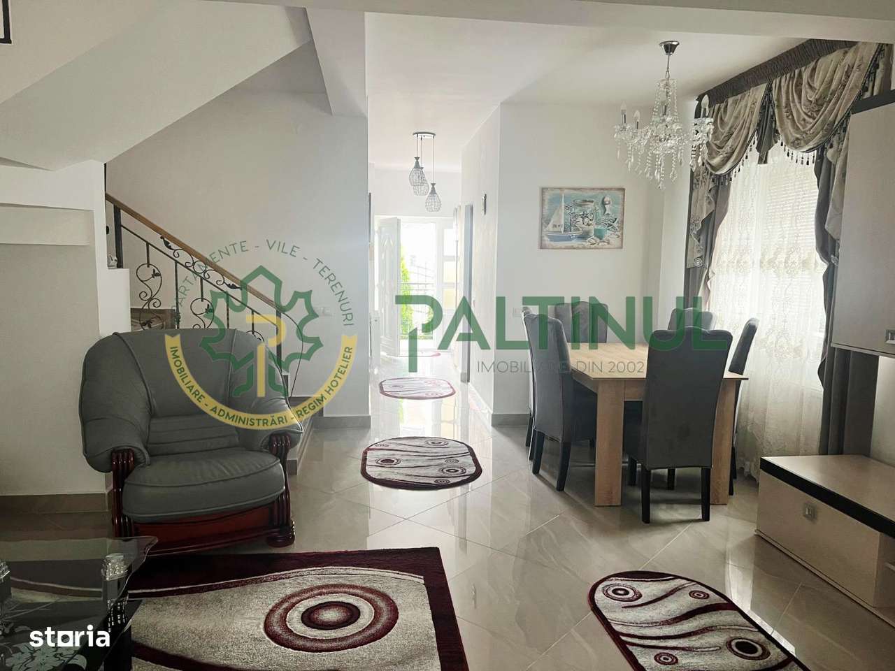 Duplex mobilat, 4 camere, 2 terase – Cartierul Arhitecților, 234 mp te - Imagine principală: 2/8