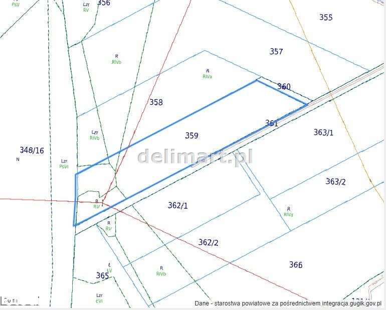 Atrakcyjna działka 6311 m² – Bykowce - Pełny obrazek: 5/7