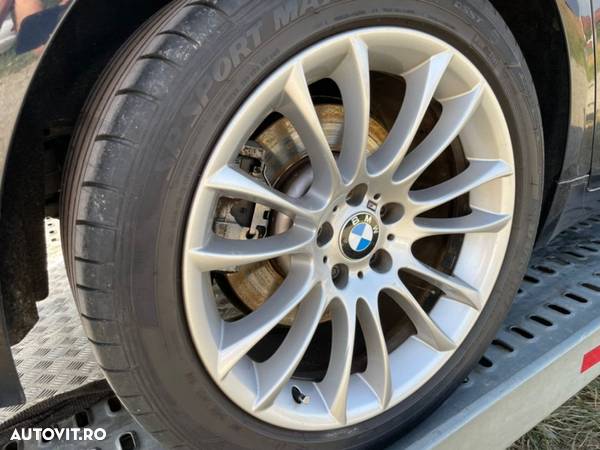 jante roti originale BMW 2 Lățimi 8.5J Fata spate 95J spate spoke 302 Style F01 F10 F11 F07 seria 7 5 6 Gt spate 275 40 R19 fata 245 45 19 anvelope cauciucuri impecabile - 2