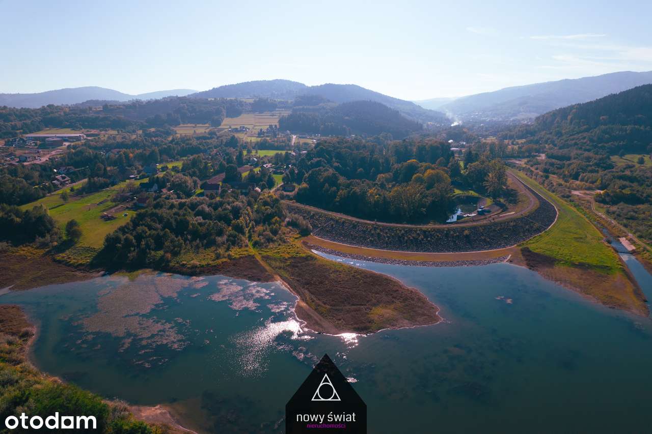 14 działek inwestycyjnych po ok. 10 arów nad jeziorem Mucharz |79 ar.-5