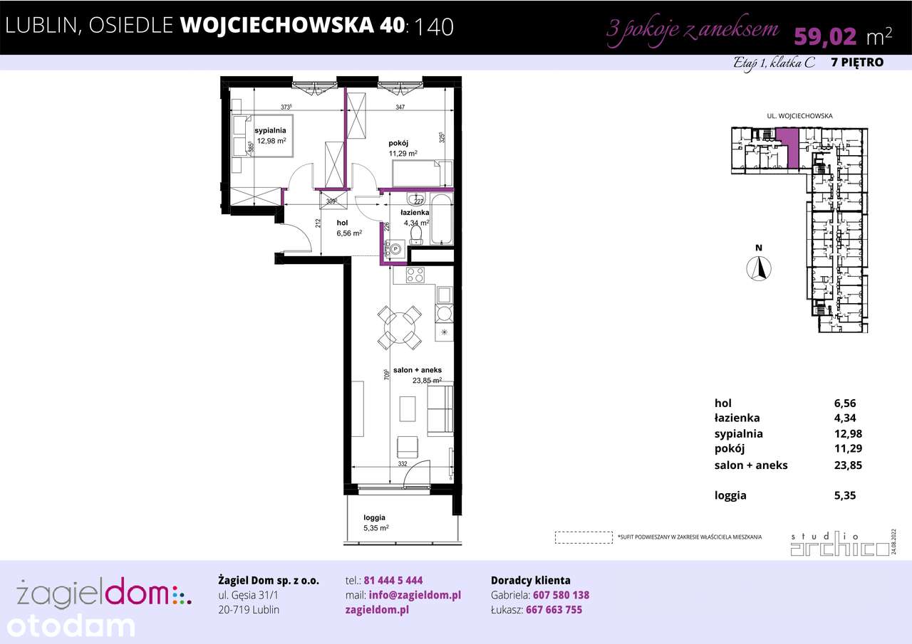 Wojciechowska Square | mieszkanie 140 - Pełny obrazek: 2/8