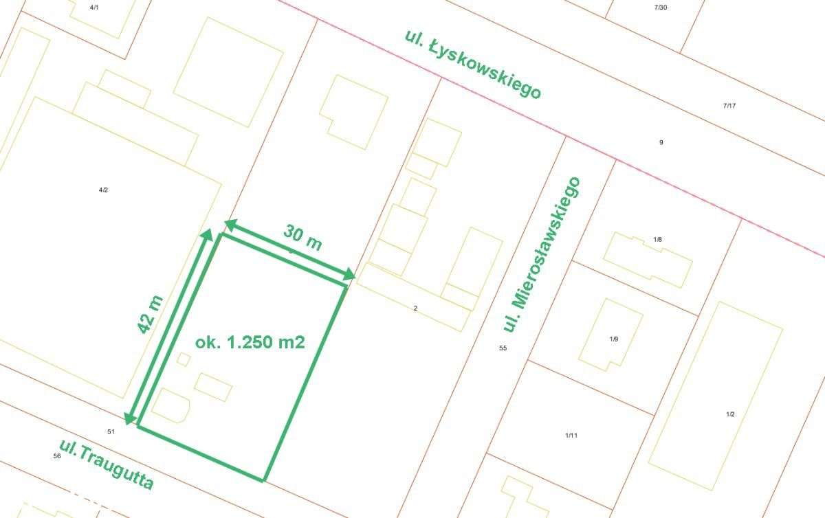 Działka w mieście - Pełny obrazek: 2/5