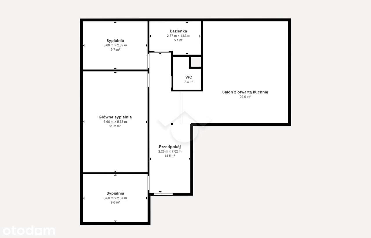 3 sypialnie | 1 piętro | nowe budownictwo-16