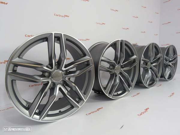 Jantes Look Audi Rs6 18x8 ET35 5x112 Gunmetal - 4