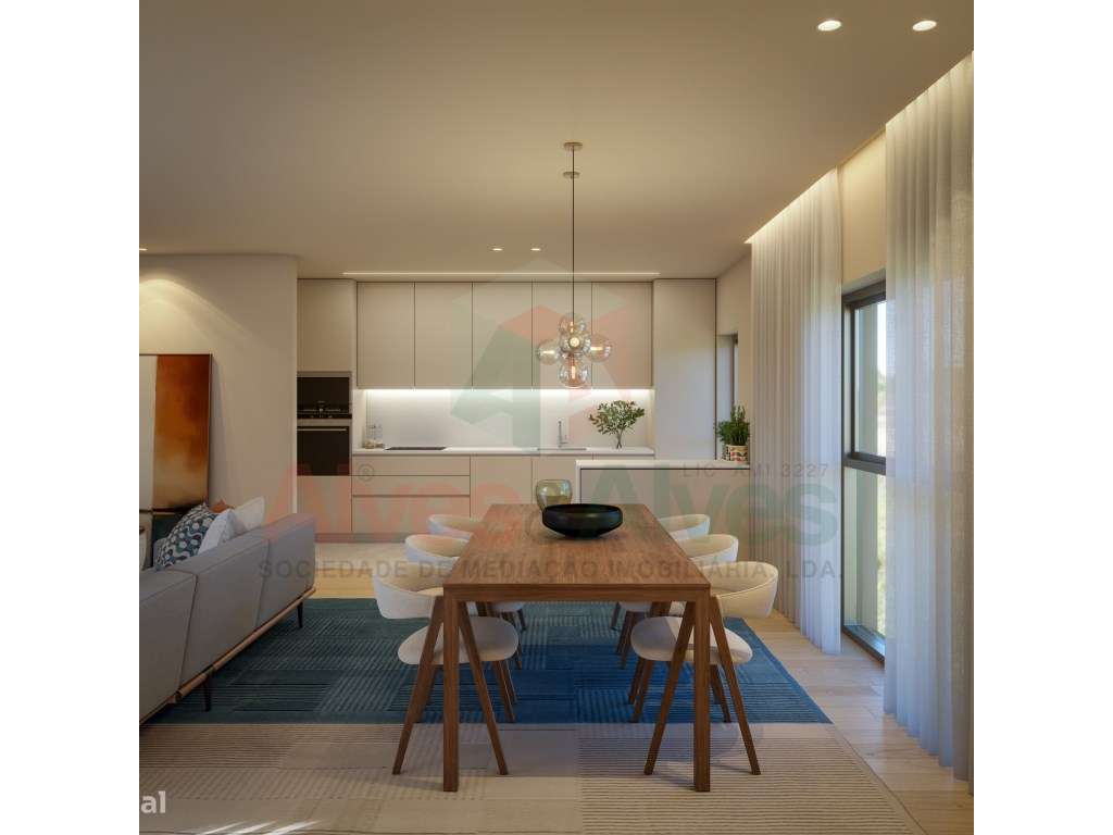 Magnólias Plaza - Apartamento T2 - c/ varanda - Em Construção - Maia-6