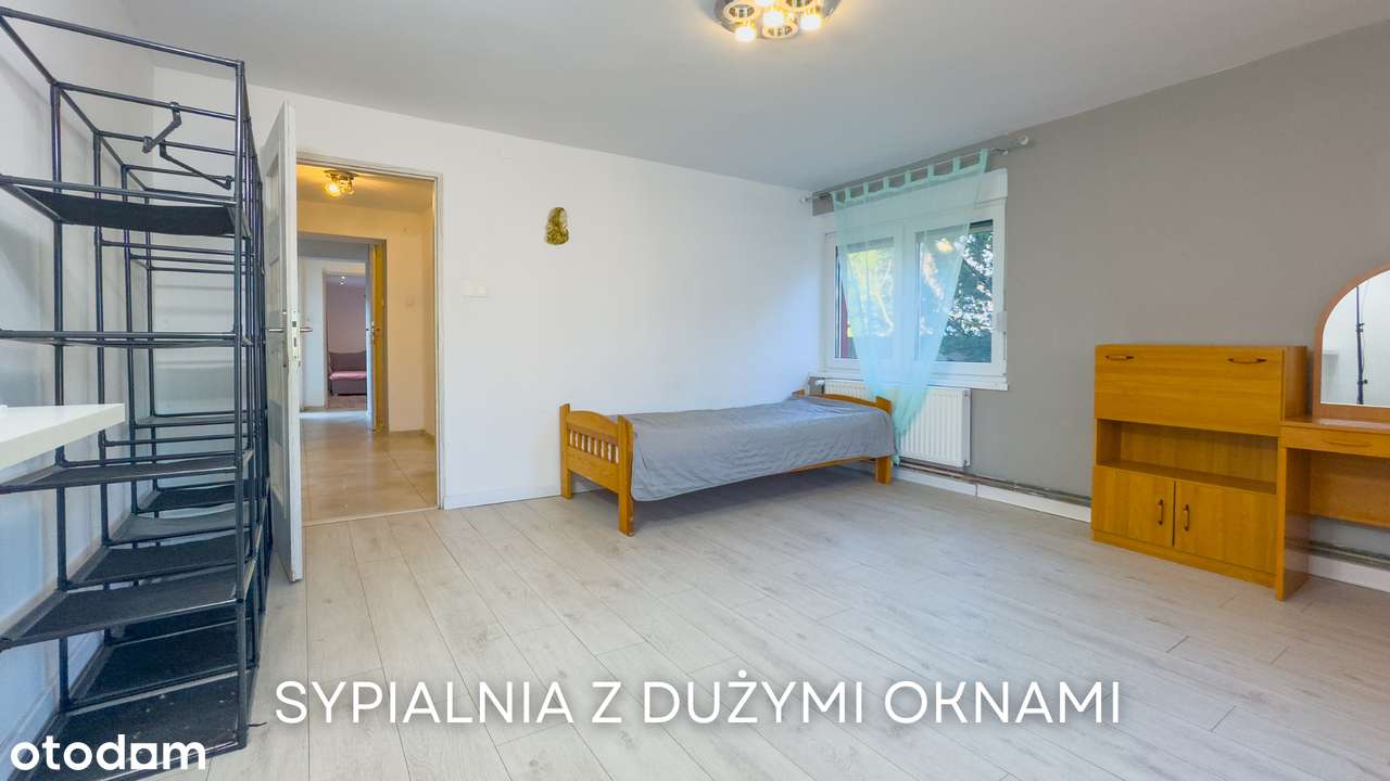 Wygodne mieszkanie na parterze z ogródkiem i garażem w Leśnej.-9