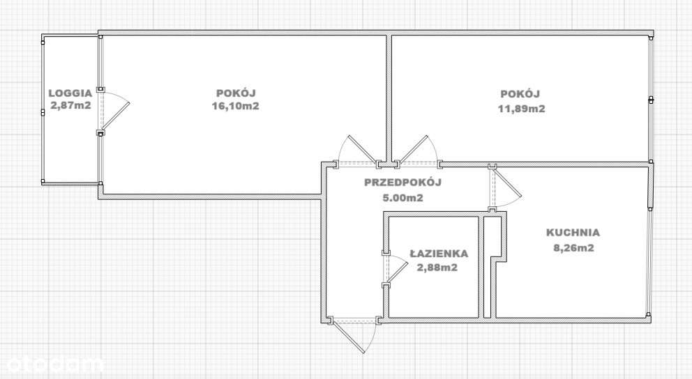 Dwupokojowe mieszkanie na 2 pietrze na Zabobrzu-7