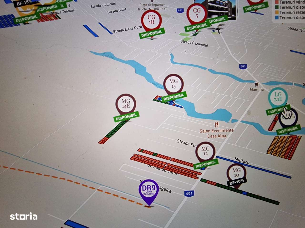 De vânzare teren intravilan – 366 MP, Vidra, Ilfov,  cu gaz si curent-0