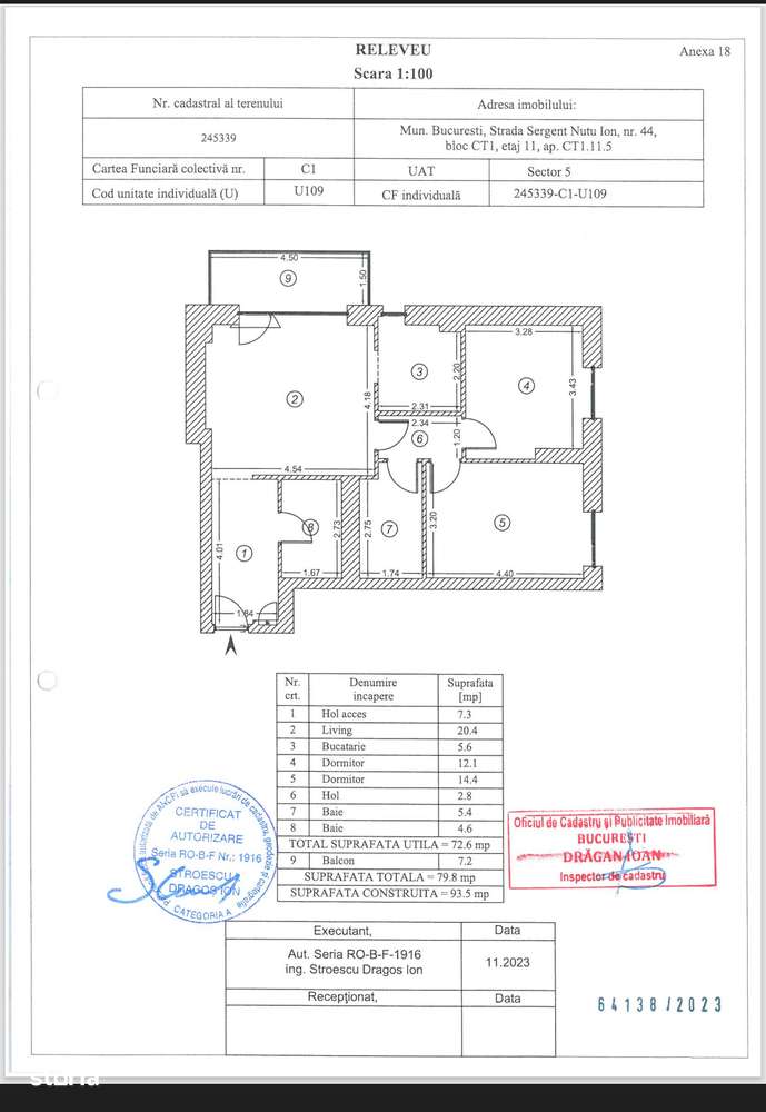 VANZARE APARTAMENT DE 3 CAMERE - ONE COTROCENI PARK-16