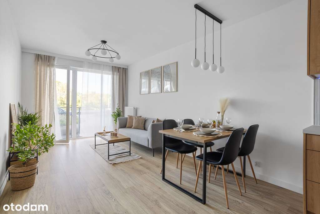 Wykończone 3 pokoje | 58m2 | 2x garaż | Balkon 9m2