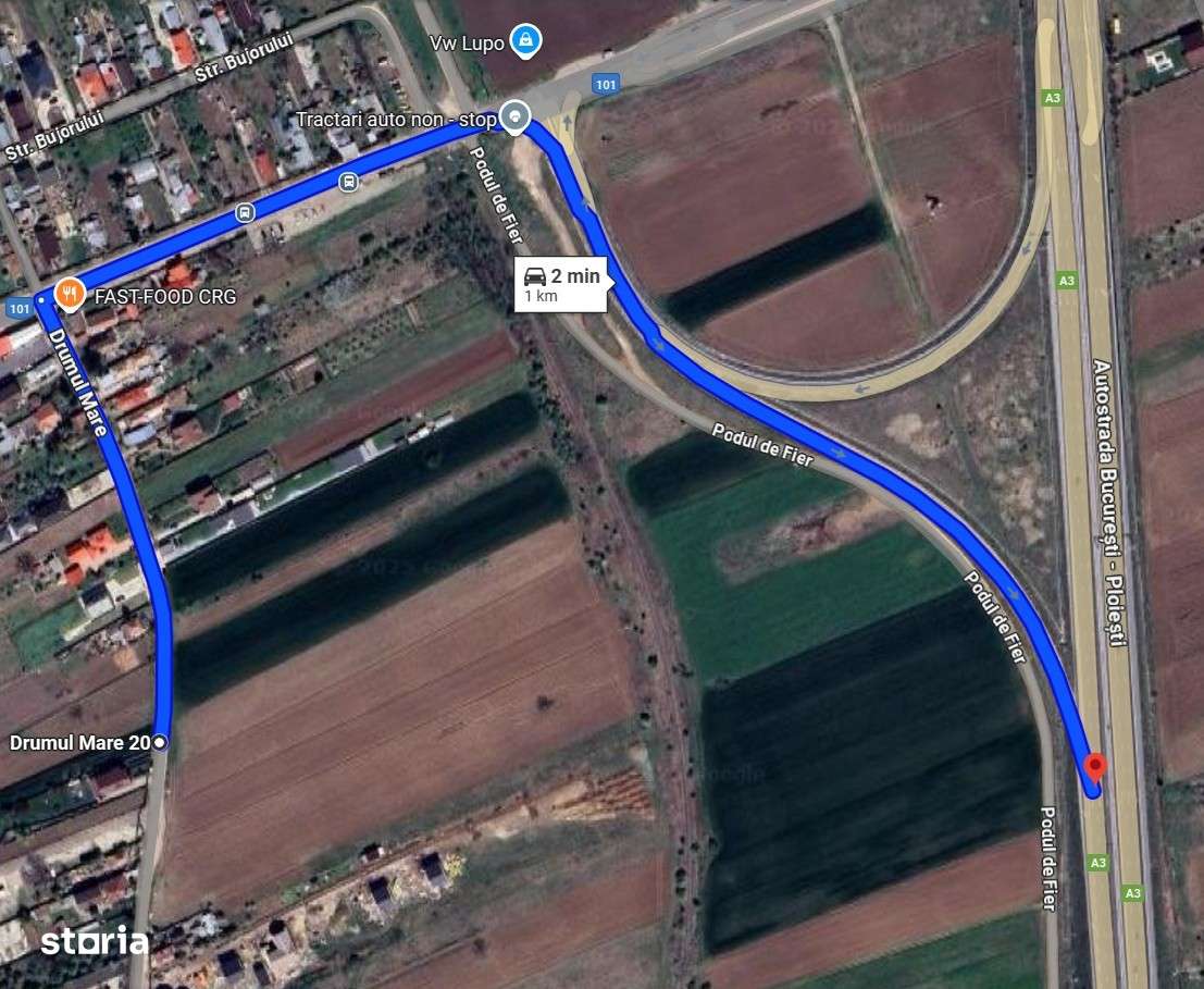 Teren intravilan Moara Vlasiei / Caciulati / 1.748 mp / comision 0%-4