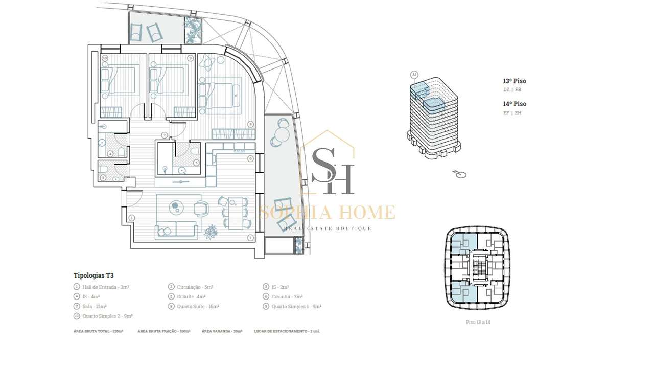 Apartamento T3 em Arca d'Água-18