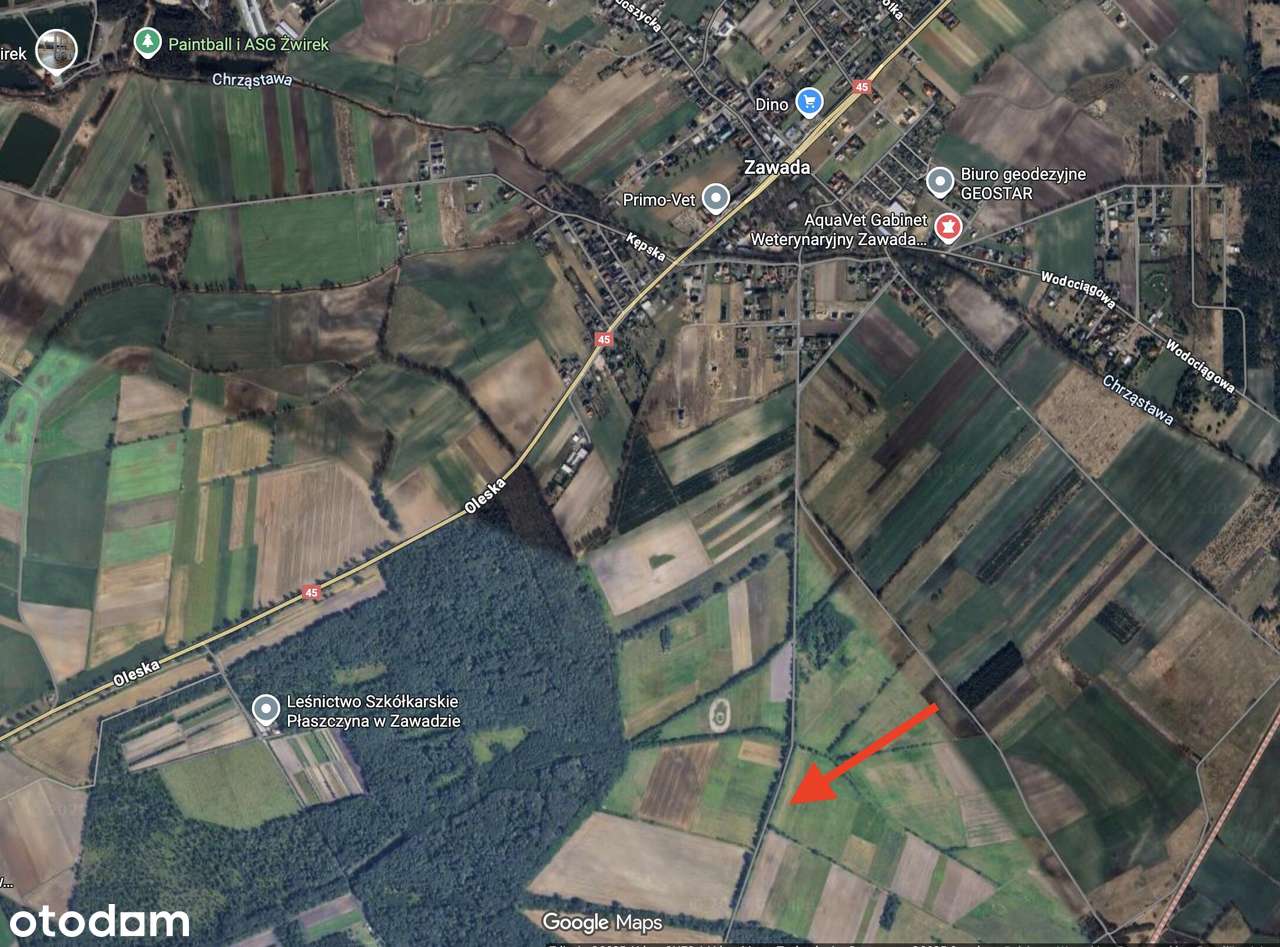Działka rolna w Zawadzie-5