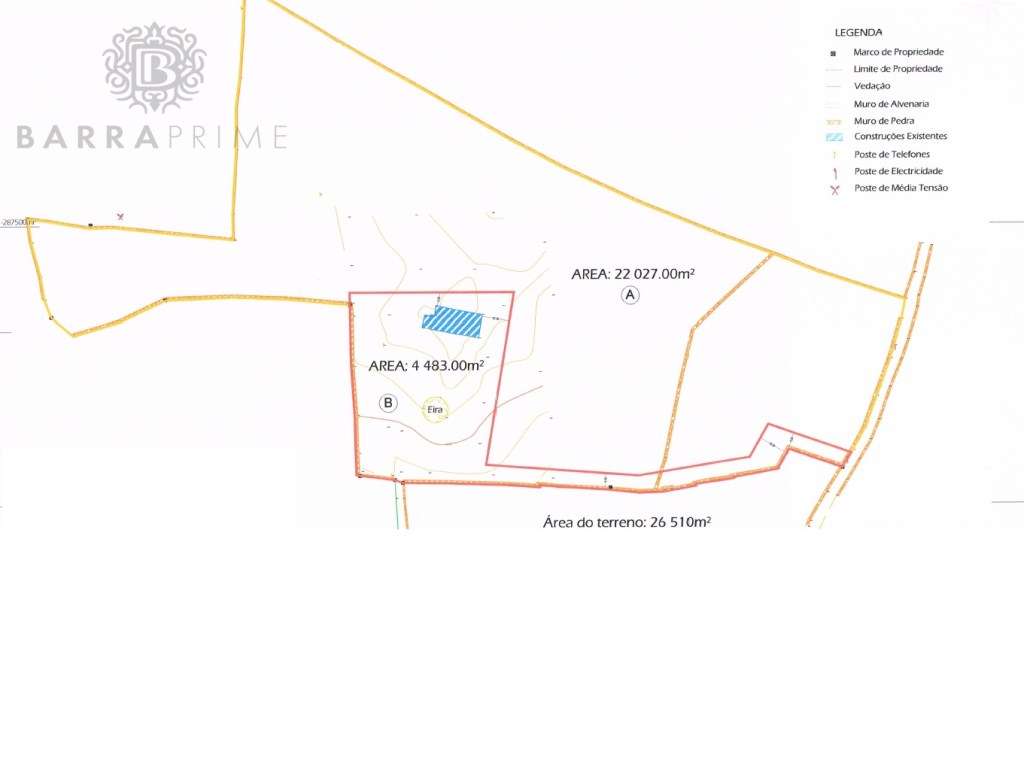 Terreno com ruina em óptima localização próximo de Faro - Grande imagem: 1/2