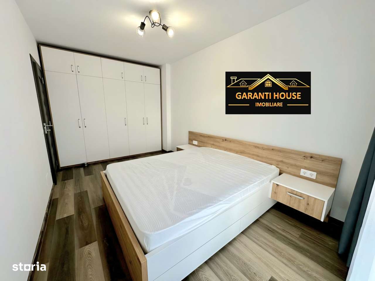 Bloc nou, apartament cu 2 camere, mobilat, parcare, 350€/Luna - Imagine principală: 3/6