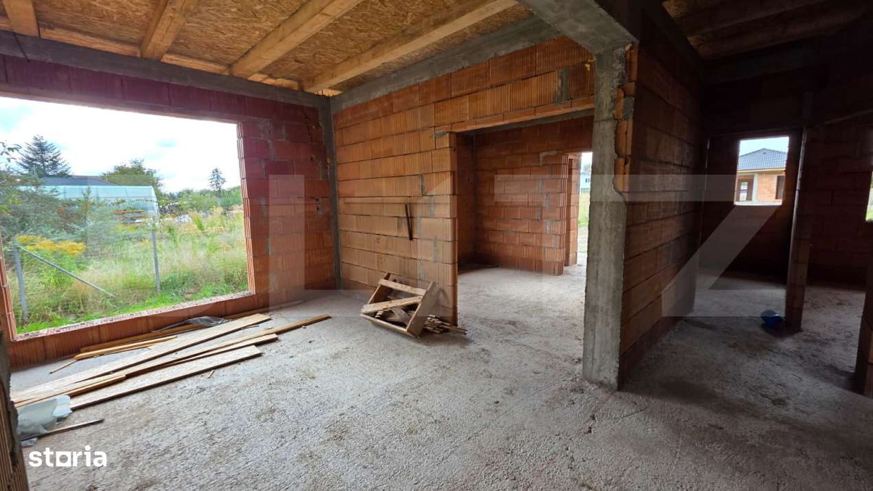 Casa  pe un nivel, 3 camere, 100 mp si teren generos de 600 mp - zona - Imagine principală: 5/12