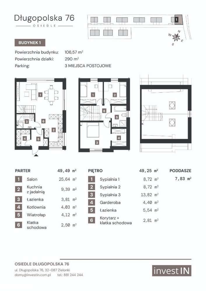 OSIEDLE DŁUGOPOLSKA nowoczesny dom #1-12