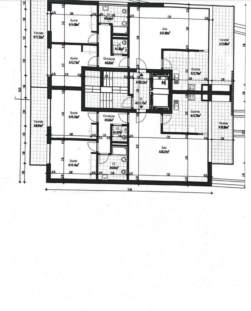 T2 novo c/ estacionamento e varanda - URBANIZAÇÃO MOINHOS DO...-45