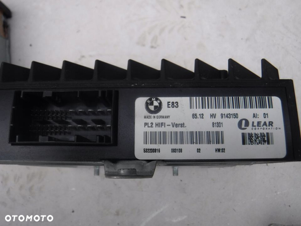 Bmw X3 E83 lift modul wzmacniacz HIFI 9143150 6990098 - 2