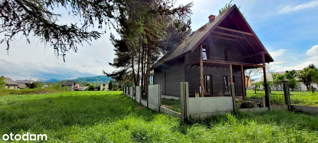 Dom drewniany całoroczny do aranżacji w Jeleśni