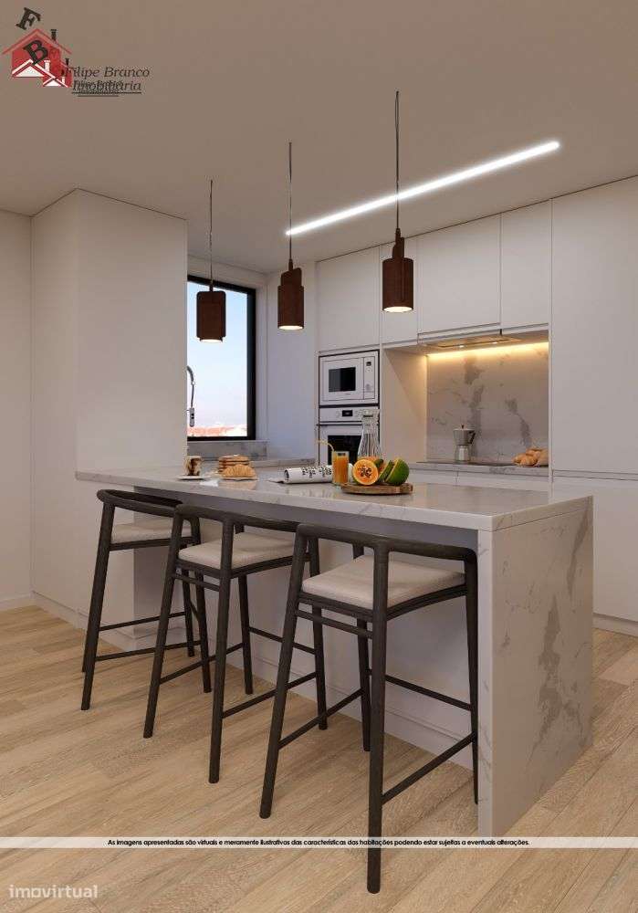 EXCEPCIONAL T2 NOVO ÓTIMOS ACABAMENTOS E VISTA MAR SANTA MARINHA, GAI-8