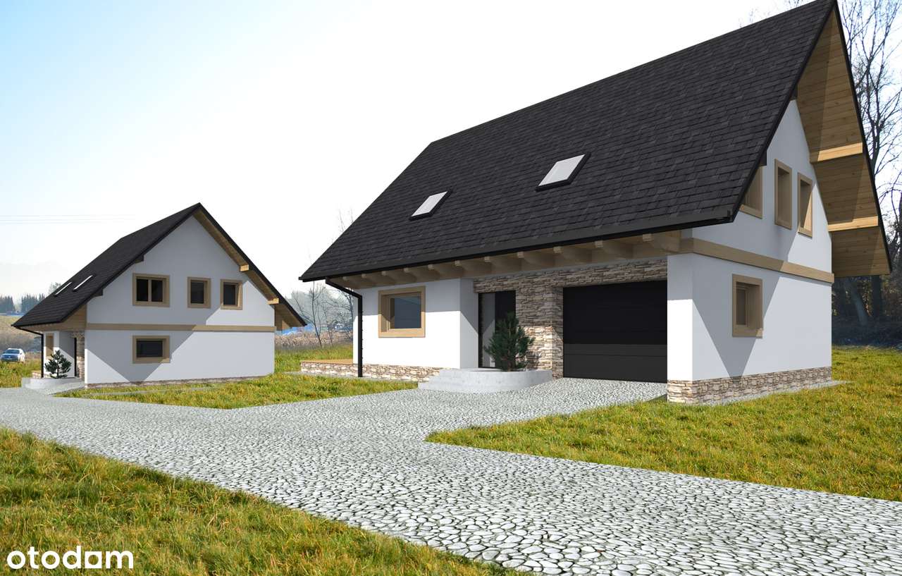 DZIAŁKI BUDOWLANE Z POZWOLENIEM NA 2 DOMY – NOWY TARG, UL. USTRONIE-12