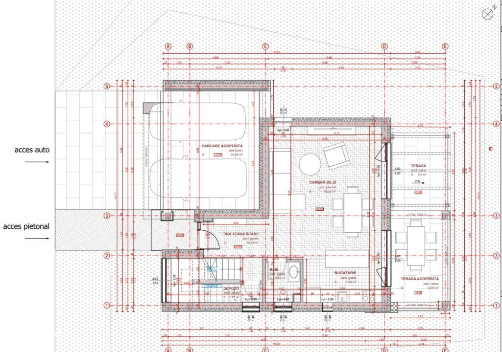 Ocazie! Casa individuala 162mp, 22,5mp terasa, 2 parcari, zona Popesti