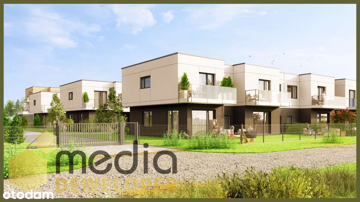 Nowoczesny dom szeregowy 114m² 8B | Garaż, ogród i taras | Lipiec 2026 - Pełny obrazek: 3/12