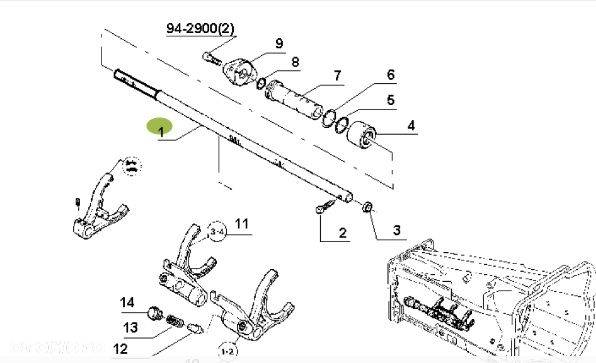 Claas Ares 696 - łożysko 6005025922 - 1