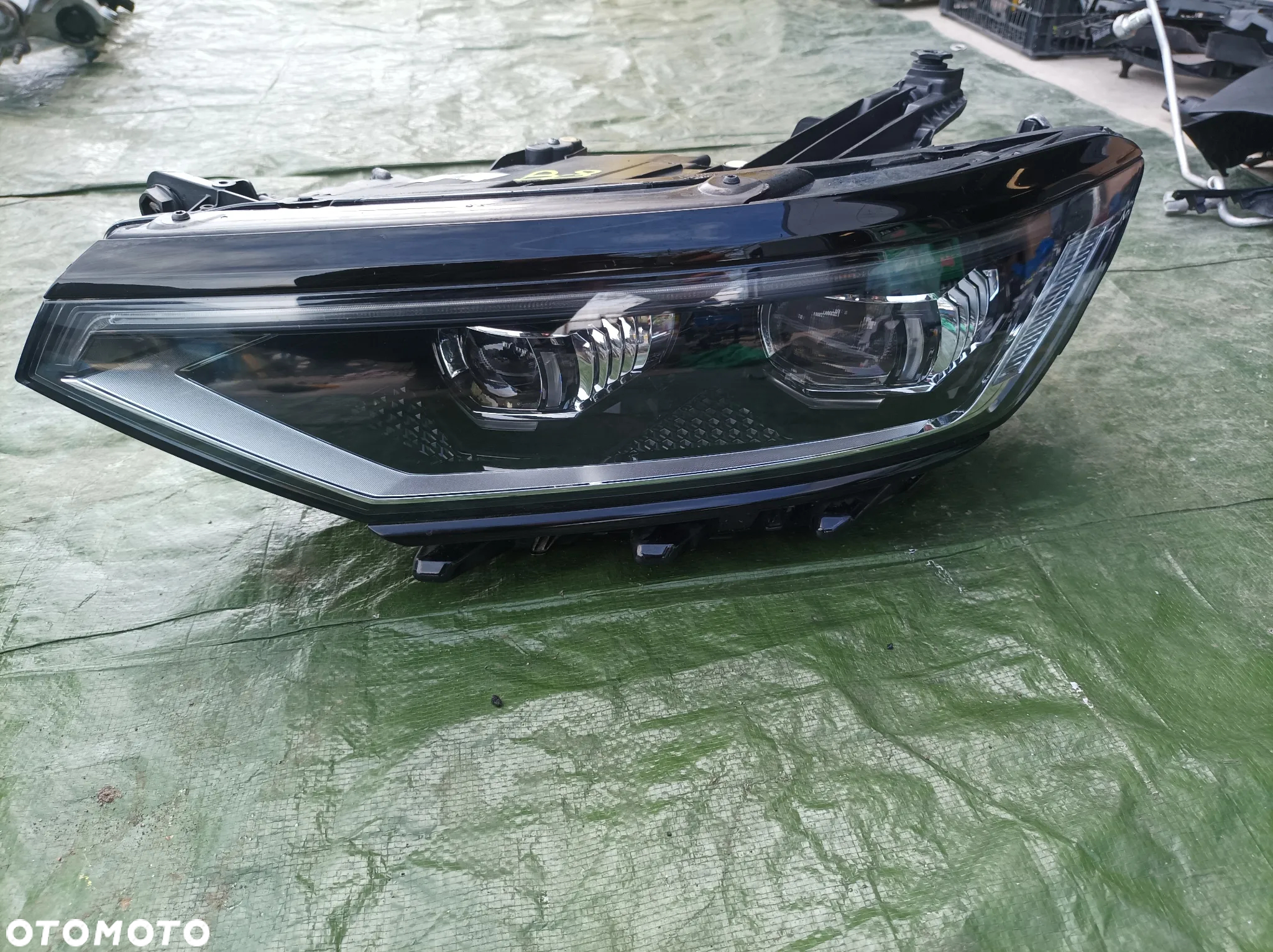 VW Passat B8 lift R-line 2019- lampa przód prawa lewa IQled 3G1941081Q 3G1941082Q - 5