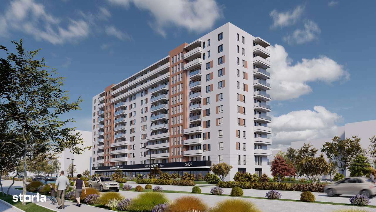 PROIECT NOU- 2 CAMERE pret promotional- la bulervard-Valea Larga 84-8