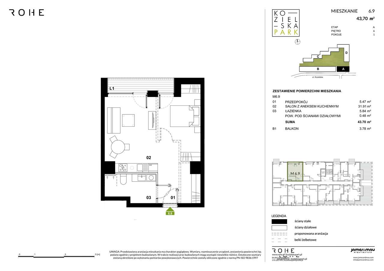 Kozielska Park | mieszkanie 2-pok. | 6_9 - Pełny obrazek: 4/12