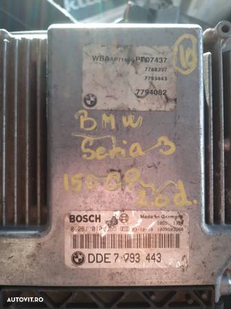 Calculator ECU cod: 7793443 pentru BMW Seria 3 E46 2.0D - 1
