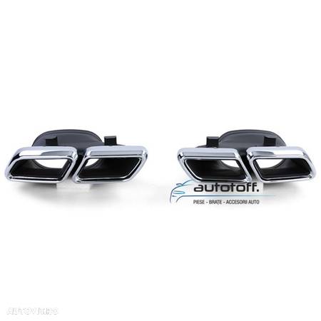 Difuzor bara spate Mercedes W205 C-Class (14-18) AMG Design - 9