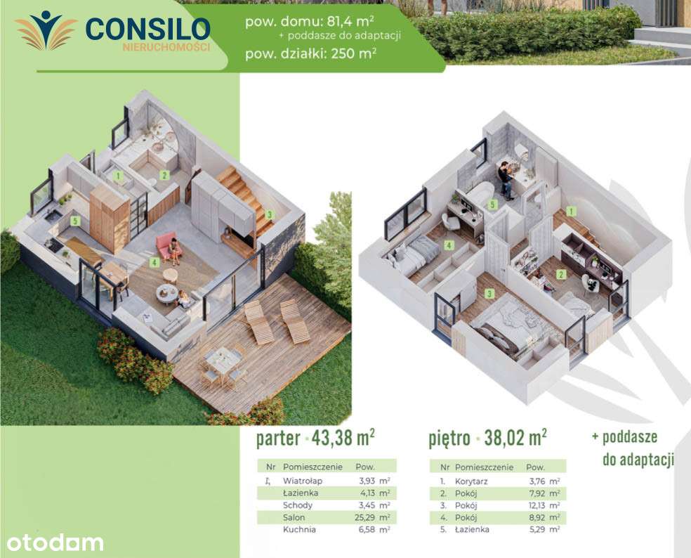 Dom w cichym i słonecznym miejscu, 4 pokoje!-4