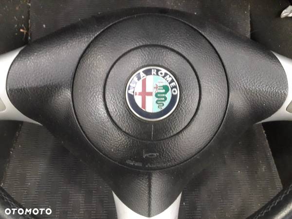 * KIEROWNICA MULTIFUNKCJA SKÓRA AIRBAG ALFA ROMEO 156 * - 5