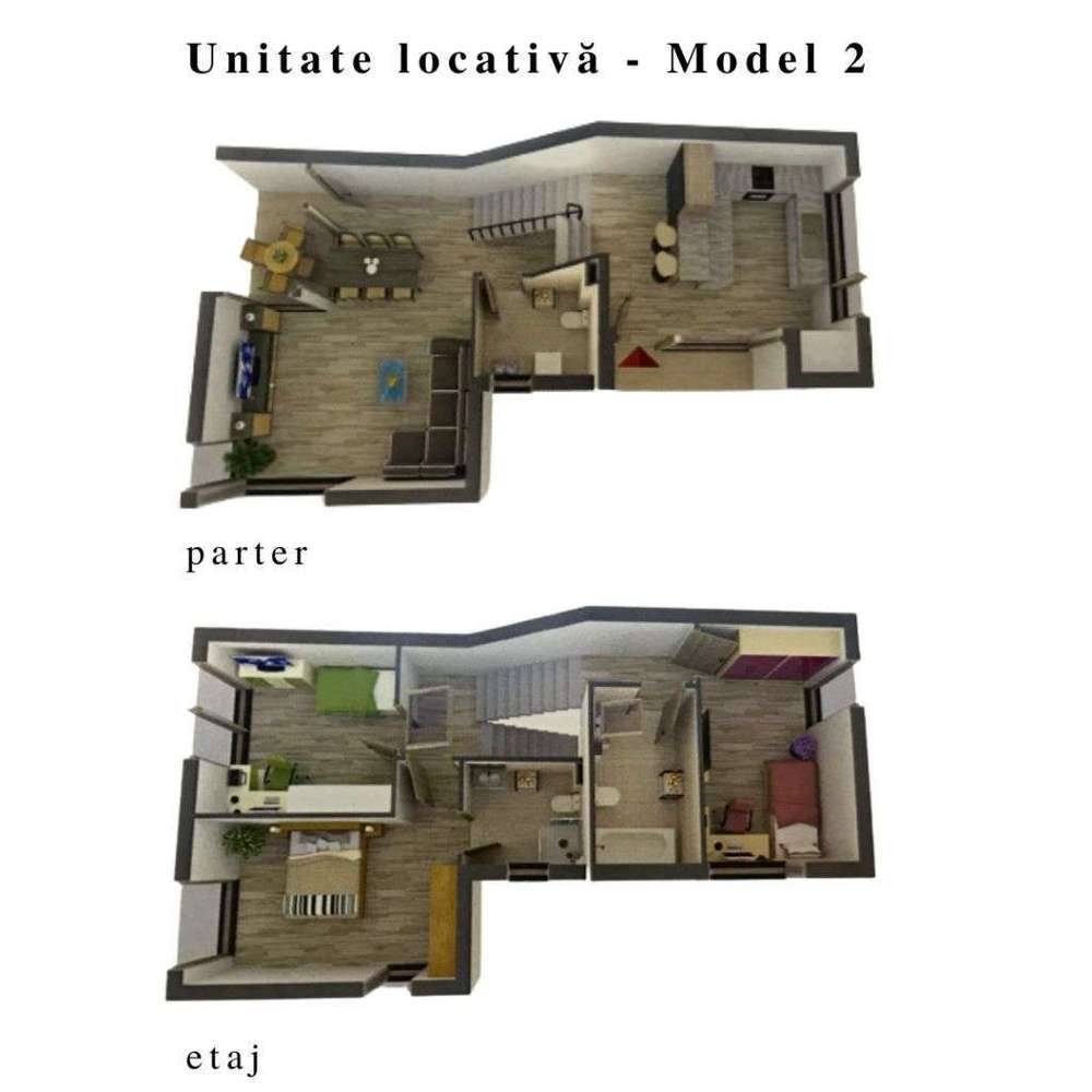 Casa cuplata cu design scandinav cu panorama CF obtinut.-2