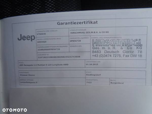 Jeep Renegade 2.0 MultiJet Longitude 4WD S&S - 35